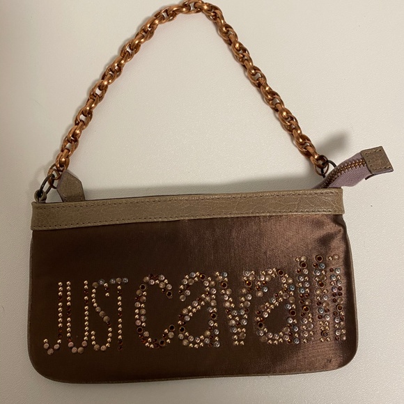 JUST CAVALLI Leather Clutch - Picture 3 of 6